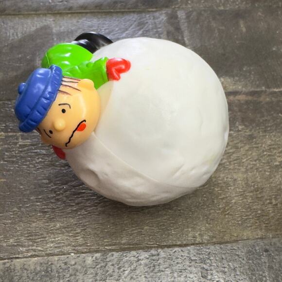 2005 CARL'S JR. "40 YEARS A CHARLIE BROWN CHRISTMAS" LINUS GOIN' FOR A SPIN TOY - Picture 1 of 7